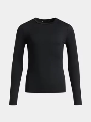 TS KB Girls Fitted Long Sleeve Black Tee
