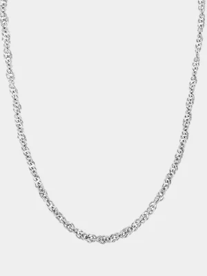 Sterling Silver Classic Singapore Necklace