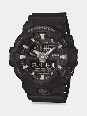 Casio G-Shock Ana Digi Black Resin Watch