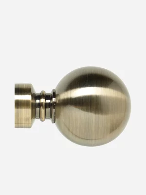 32mm Solid Ball Finial Brushed Bronze