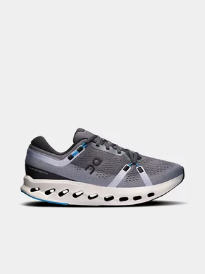 On Mens Cloudsurfer 2 Black/Malibu Running Shoes 