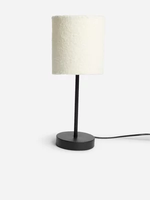 Jet Home Black Pillar Shade Lamp 15x15x6.5cm