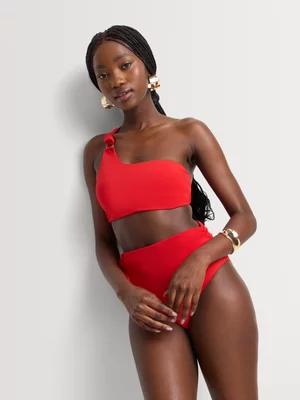 One Shoulder Swimwear Bikini Top