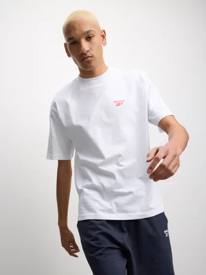 Reebok Men's Graphic Classic White T-Shirt