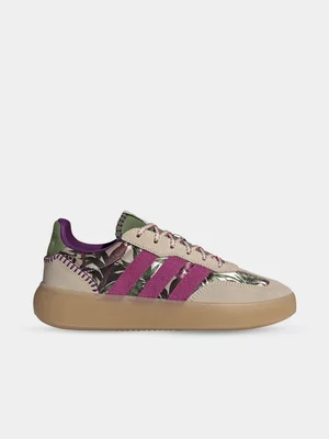 adidas Womens Barreda Decode Crystal Linen/Bahia Magenta Sneakers 