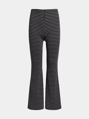 Jet Older Girls Black And White Dots Wide Leg Pants