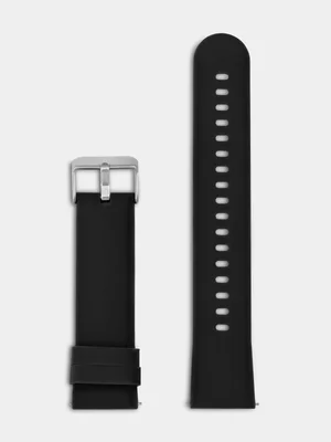 Tempo Pulse Charcoal Silicone Smart Watch Strap 