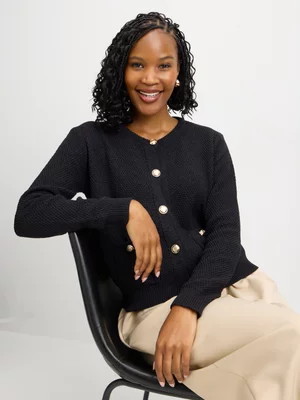 Jet Women’s Black Chanel Cardigan