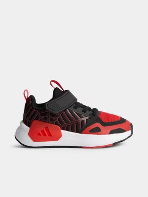 adidas Junior Pre-School Spider Runner Black/Red/White Sneakers