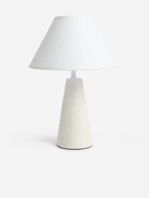 Jet Home White Tall Tapered Bedside Lamp