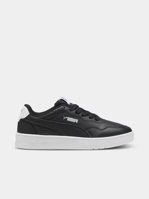 Junior Puma Court Lally Black/White Sneaker