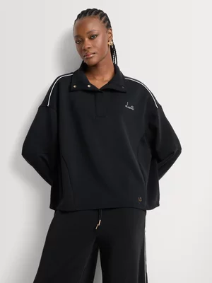 Luella Modal Piping Detail Sweat Top