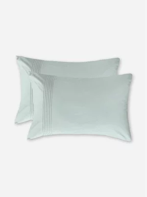 Volpes Astoria Egyptian Cotton 300tc Duck Egg Pillowcase Pair