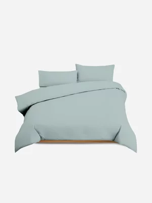 Volpes Cotton 200tc Duck Egg Duvet Cover Set