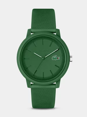 Lacoste.12.12 Green Thermoplastic Silicone Watch