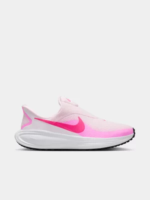 Nike Womens Revolution 8 EasyOn PInk Foam/Hyper Pink Running Shoes 