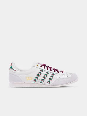 adidas Originals Women's Japan White/Burgundy/Green Sneaker