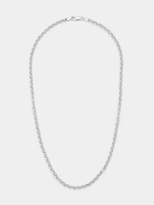 Sterling Silver Bold Bombay Rolo Chain