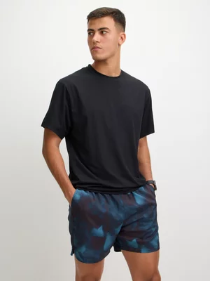 TS Mens Legacy 5 Inch All Over Print Blues Shorts