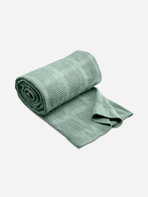 Volpes Cotton Sage Blanket