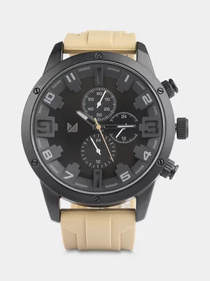 Markham Men's Oversize Silicone Watch