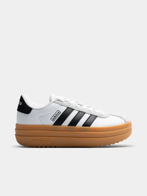 Junior adidas VL Court Bold White/Black/Gum Platform Sneaker