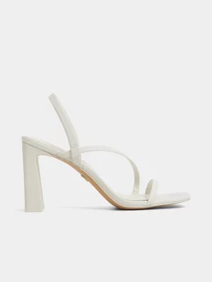 Women’s ALDO ARIZE White/Bone Heels