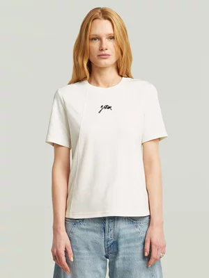 G-Star Women's Ventura Script White T-Shirt