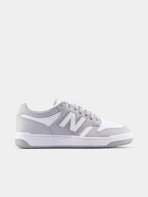 New Balance Junior 480 Grey/White Sneaker