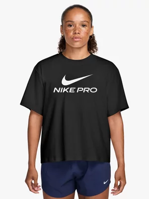 Nike Pro Womens 365 Dri-Fit Black/White Tee