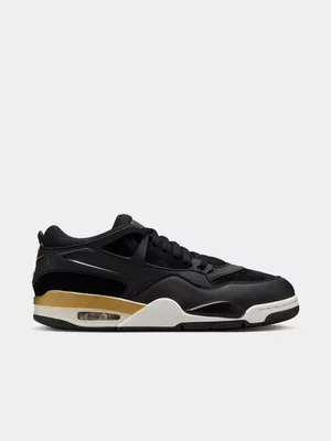 Jordan Men's 4 RM Black/Gold Sneaker