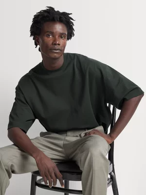 Markham Men's Heavy Weight Forest Green T-Shirt