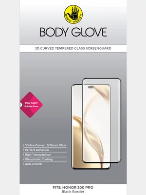 Body Glove 3D Tempered Glass Screen Protector – Honor 200 Pro