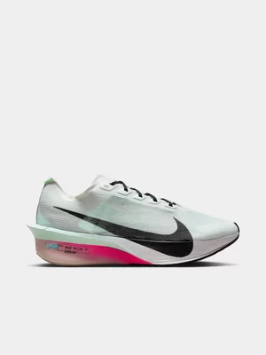 Nike Womens Vaporfly 4 White/Black Running Shoes 