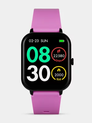 Volkano Chroma Series Flamingo Pink Strap Fitness Watch