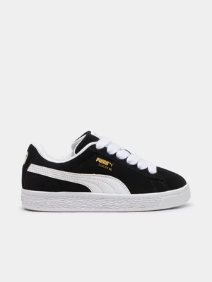 Puma Kids Suede XL Black/White Sneaker