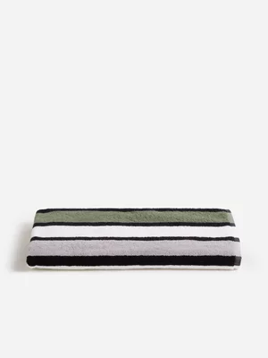 Jet Home Multi Green Bath Sheet