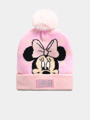 Minnie Mouse Pink Beanie