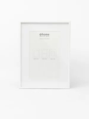 Interchangable Mounting Board Frame White 30 x 40cm