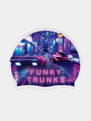 Funky Trunks Cyber City Silicone Swim Cap