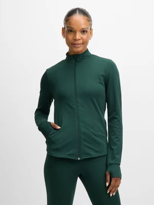 Jet Women's Seamless Green Jacket