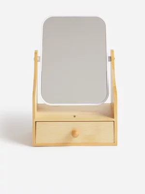 Foschini All Woman Bamboo Range - Mirror with Drawer