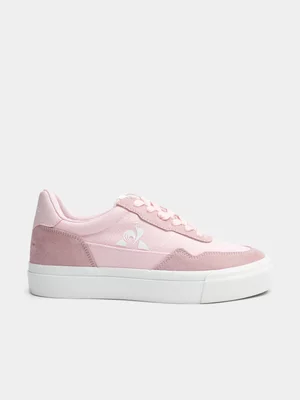 Women's Le Coq Sportif Ollie Pink/White Sneaker