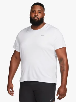Nike Mens Miler Dri-Fit White Running Top