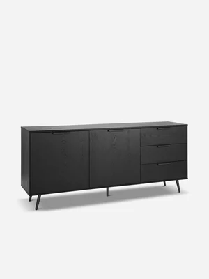 Self Assembly Unfold Vienna Sideboard Black