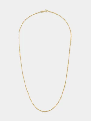Yellow Gold Vermeil Rolo Chain