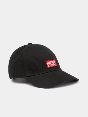 Men's Diesel Corry-Jacq-Wash Black Cap