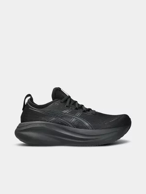 Asics Mens Gel-Nimbus 27 Black Running Shoes 