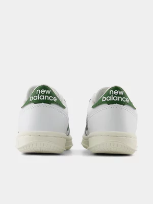 New Balance Junior T500 White/Green Sneaker