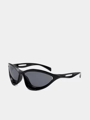 Redbat Women's Racer Black Sunglasses
